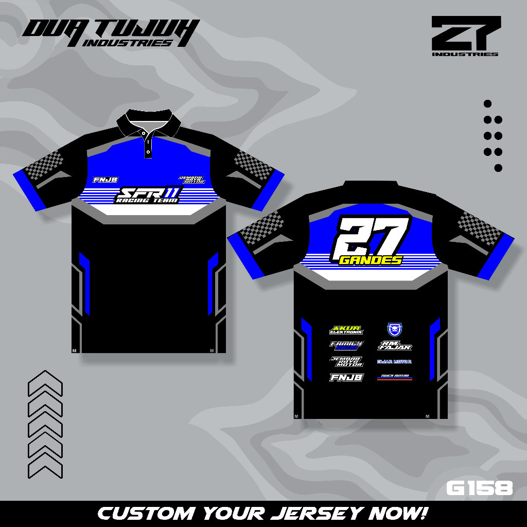 Jual JERSEY RACING, JERSEY PRINTING, JERSEY CUSTOM BISA UBAH NAMA DAN ...