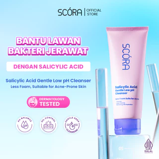 [Pre-order] SCORA Salicylic Acid Gentle Low pH Cleanser Sabun Cuci Muka Oily Acne Prone Skin Friendly 100 ml