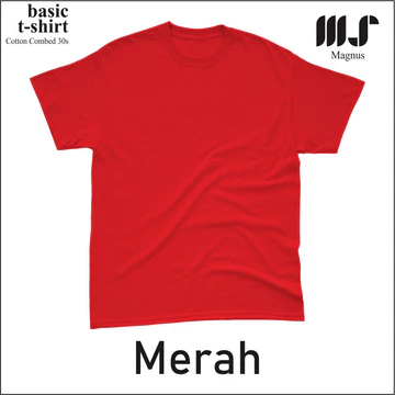 MAGNUS Baju Tshirt Kaos Polos Pria Wanita Dewasa Lengan Pendek 100 Katun 30s Premium 25 Warna