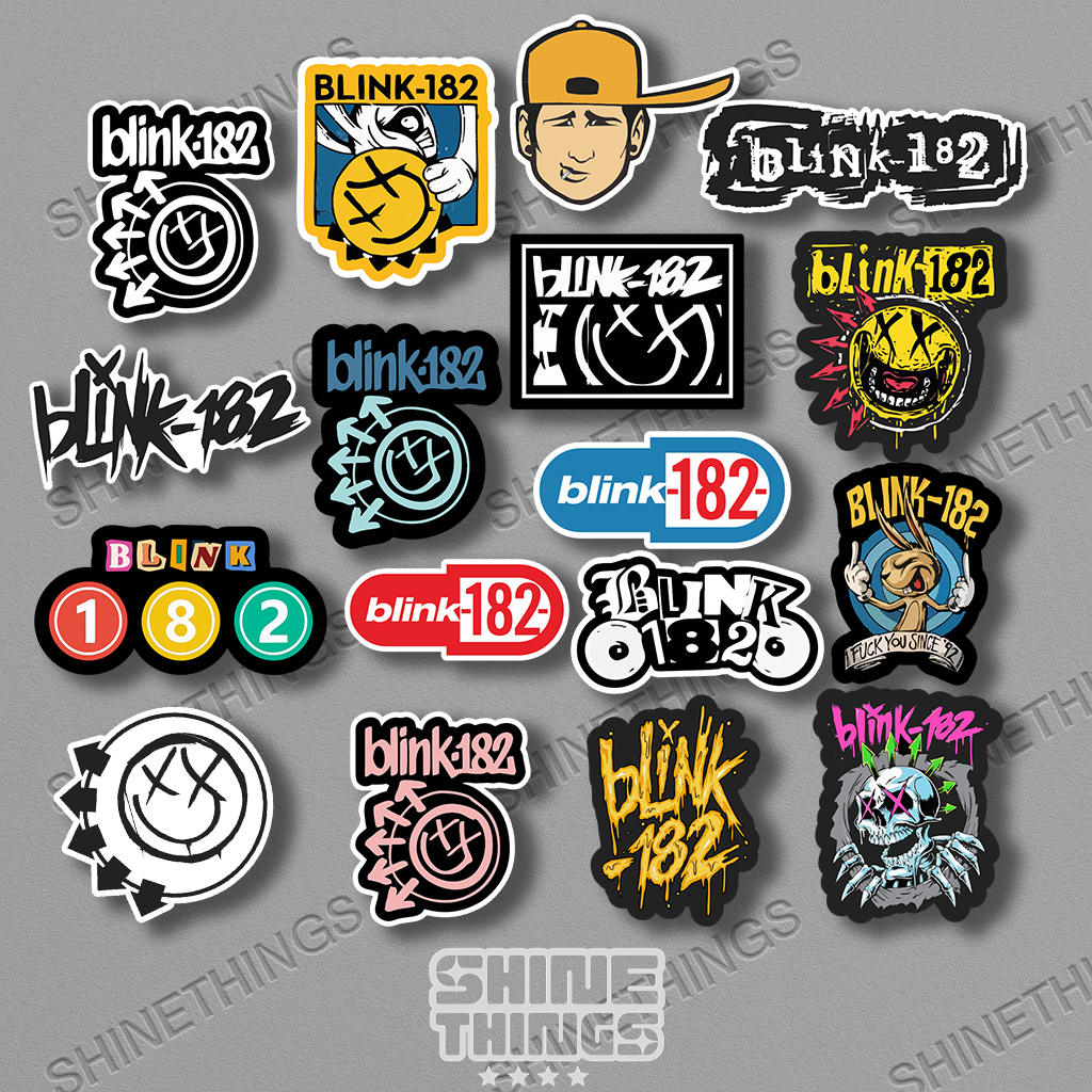 Jual Sticker pack band Blink 182 || stiker aesthetic band untuk case hp ...