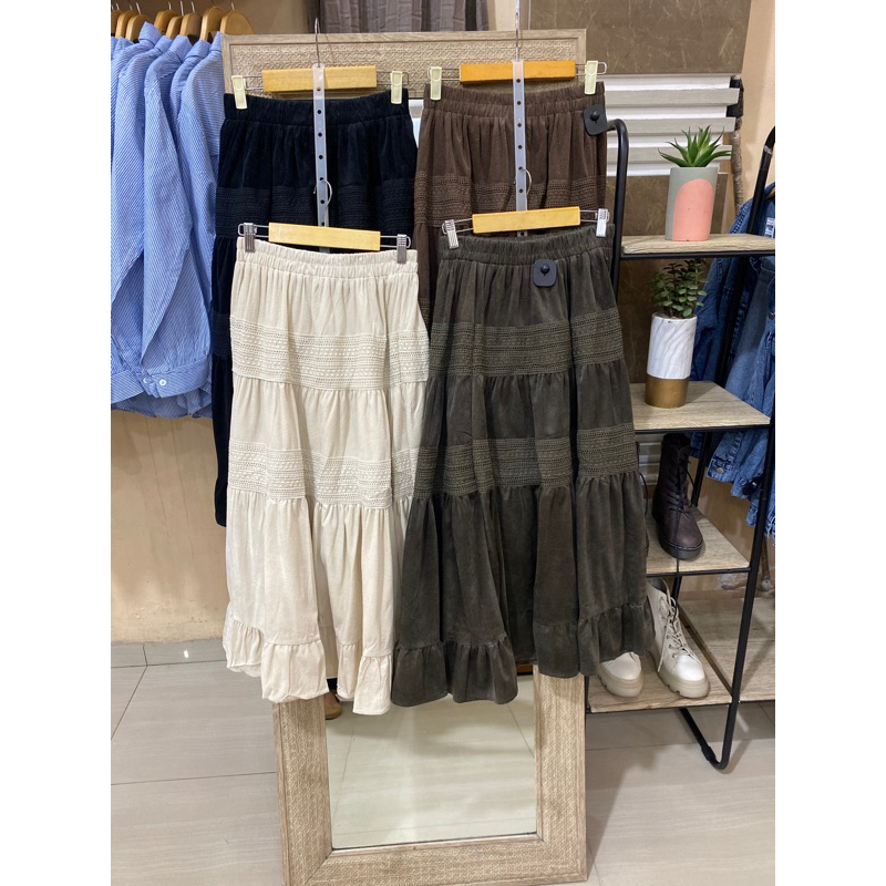 Jual Rok Rimple baldu premium | Shopee Indonesia