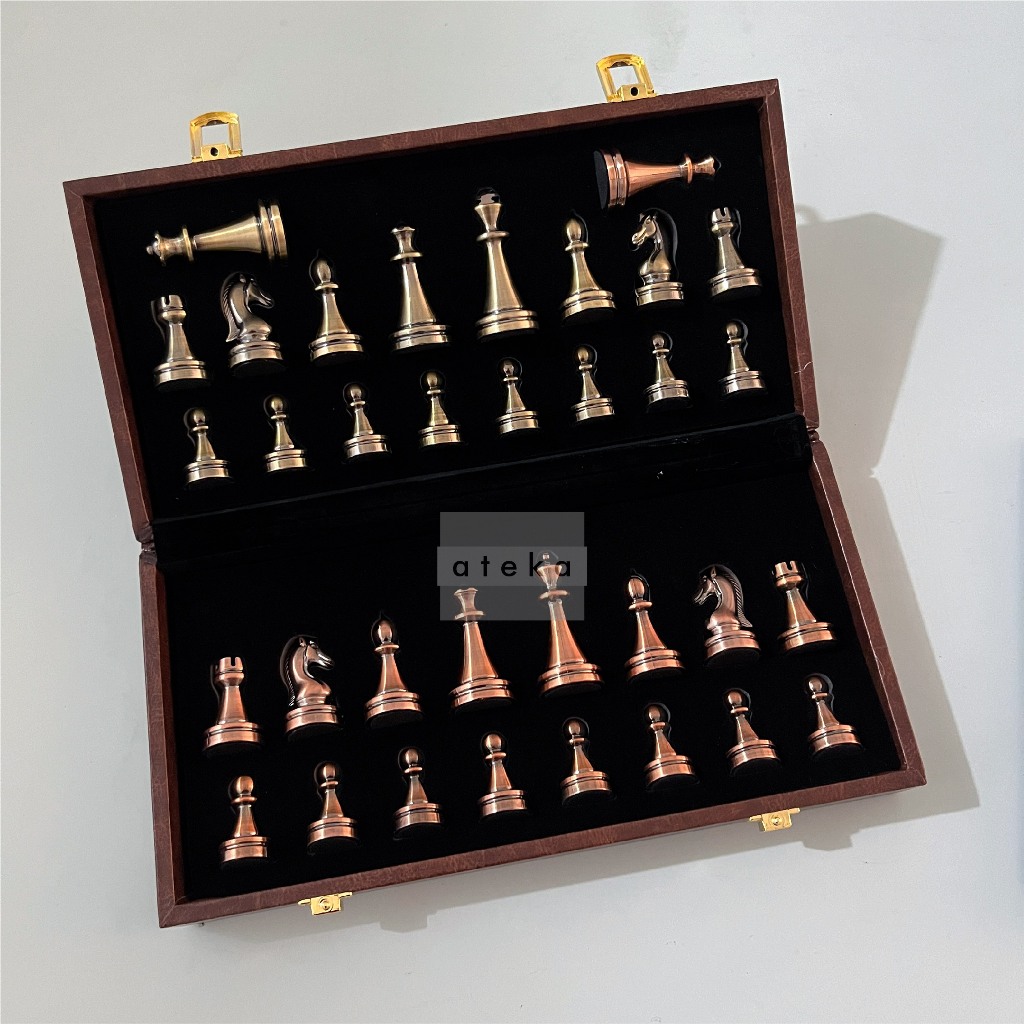 Jual Catur Set Lipat Magnet + Pion Alloy | Premium Magnetic Foldable ...