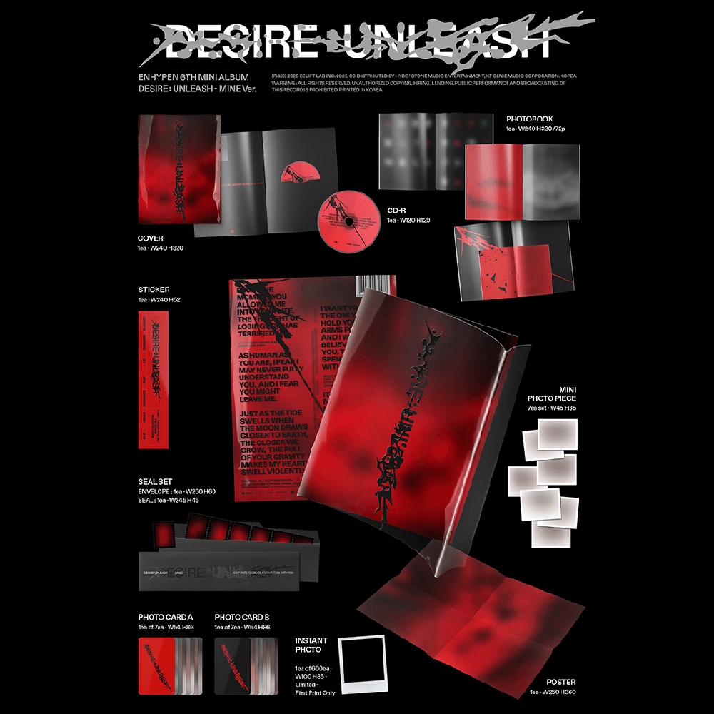 Jual ENHYPEN DESIRE: UNLEASH OFFICIAL ALBUM [PRE ORDER - DP