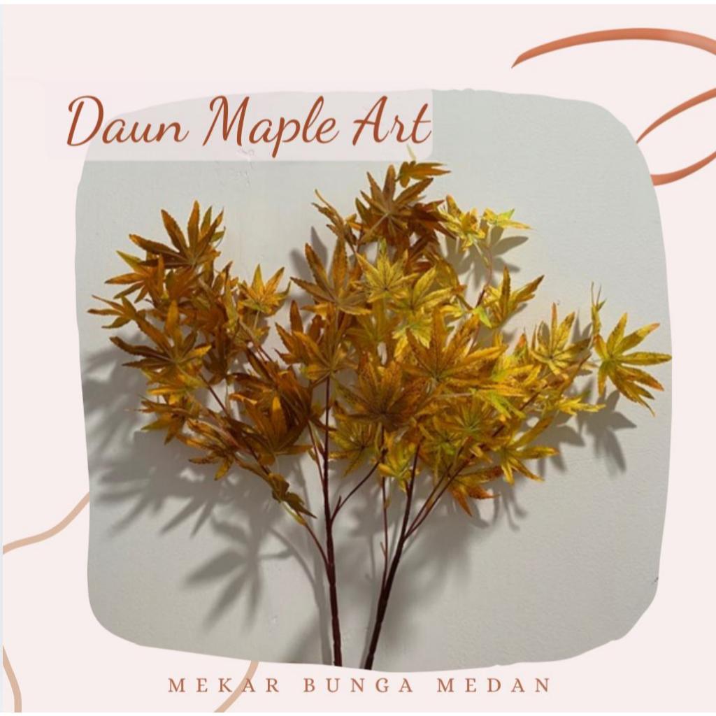 Jual (GD 18) - Daun Maple Artifisial Dekor Pelaminan Hantaran | Shopee ...