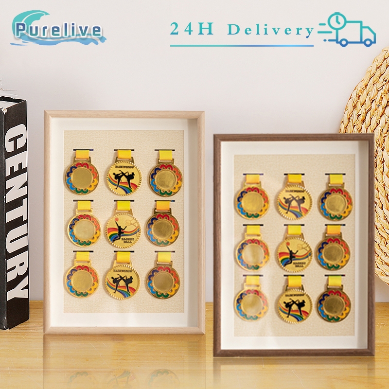 Jual 9 Slot Frame Medali Bingkai Medali Bingkai Dekoratif Tanda Gantung ...