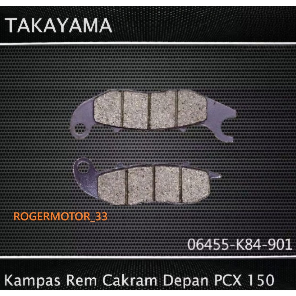 Jual DISC PAD KAMPAS CAKRAM DEPAN PCX 150 TAKAYAMA ORI | Shopee Indonesia