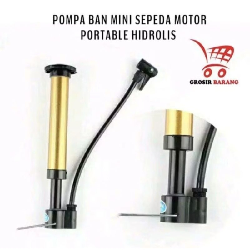Jual Pompa Ban Sepeda Mini Pompa Ban Mini Motor Hidrolis | Shopee Indonesia