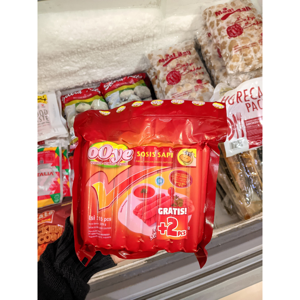 Jual Ooye Sosis Sapi 375gr / Sosis Sapi / Beef Sausages / Sosis Enak ...