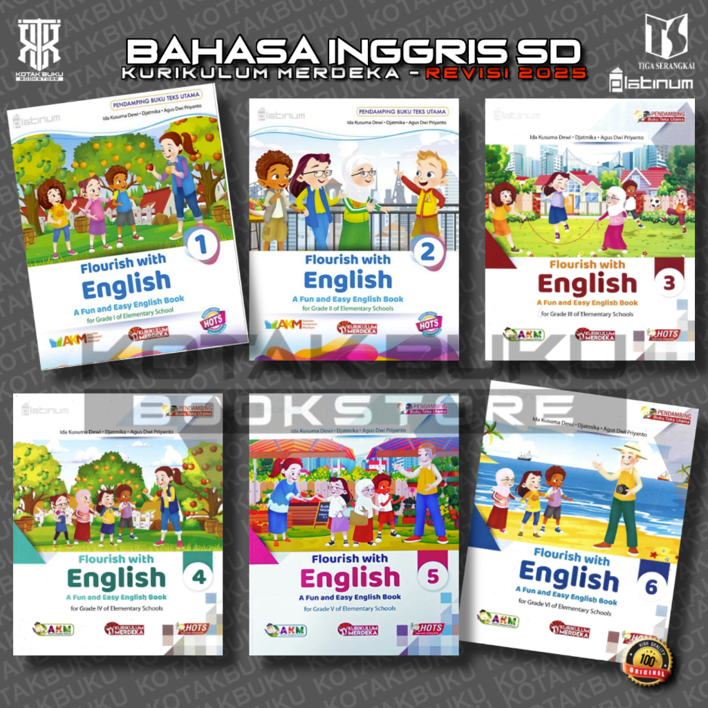 Jual Buku Bahasa Inggris Kelas 1 2 3 4 5 6 Kurikulum Merdeka / Platinum ...