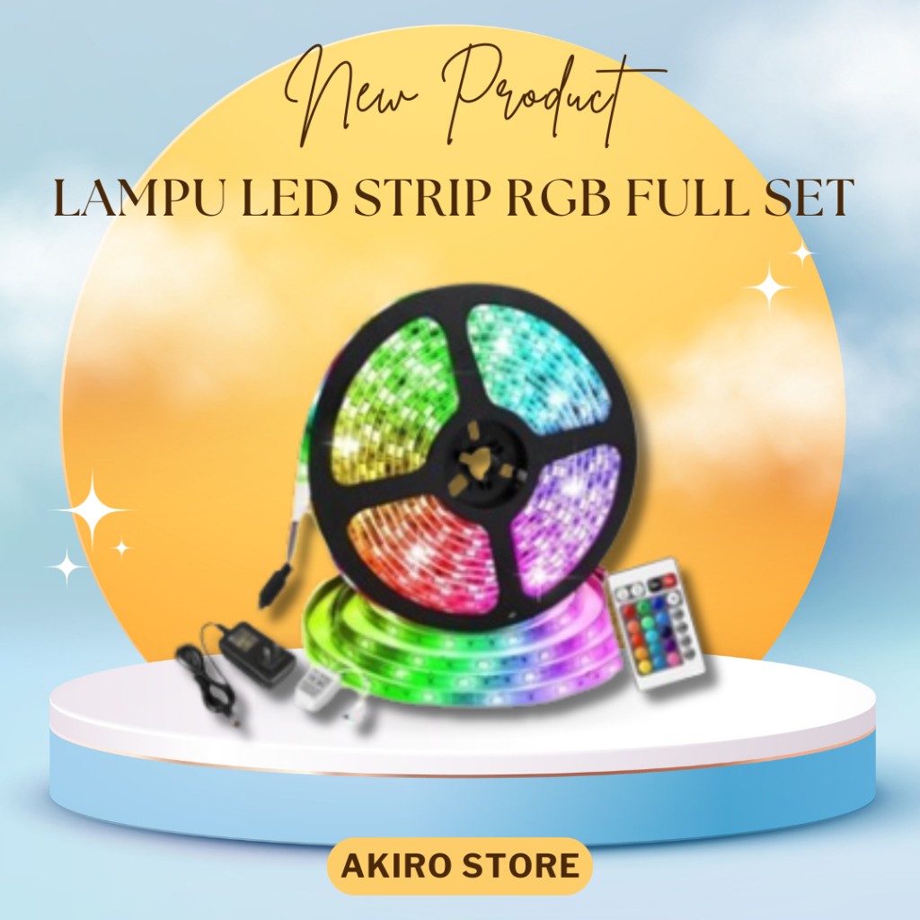 Jual 2024 Produk Baru Lampu LED Strip RGB Full Set 2835 | Shopee Indonesia