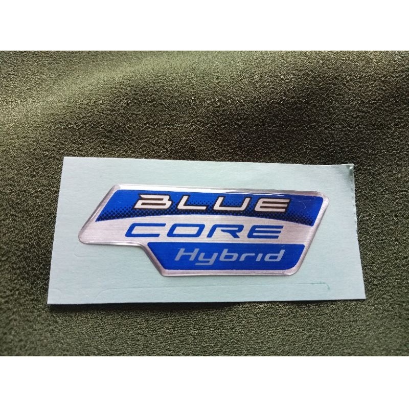 Jual Emblem Logo Bluecore Hybrid Yamaha Emblem Stiker Motor Yamaha Blue ...