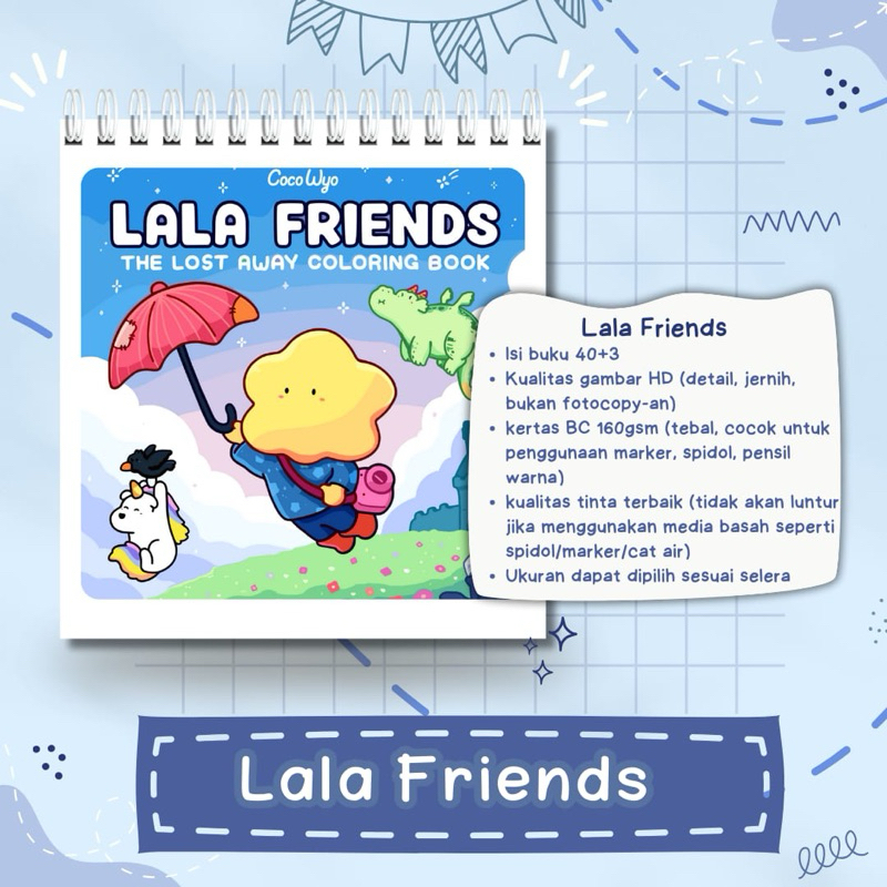 Jual Lala Friends The Lost Away Coloring Book | Shopee Indonesia