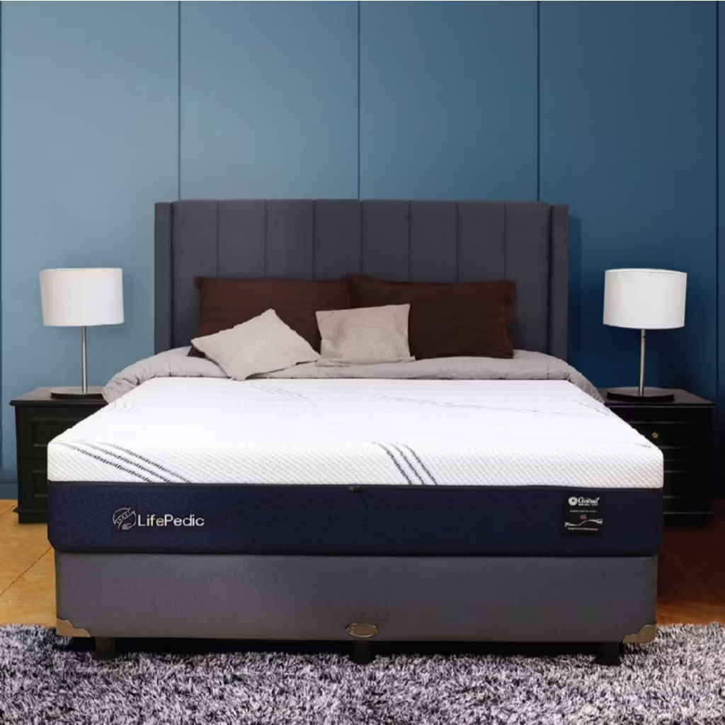 Jual Springbed Kasur Central Gold Lifepedic Pocket Orthopedic | Shopee ...