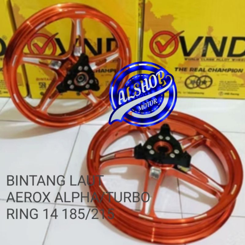 Jual VELG RACING VND BINTANG LAUT AEROX ALPHA AEROX TURBO 185x14 215×14 ...