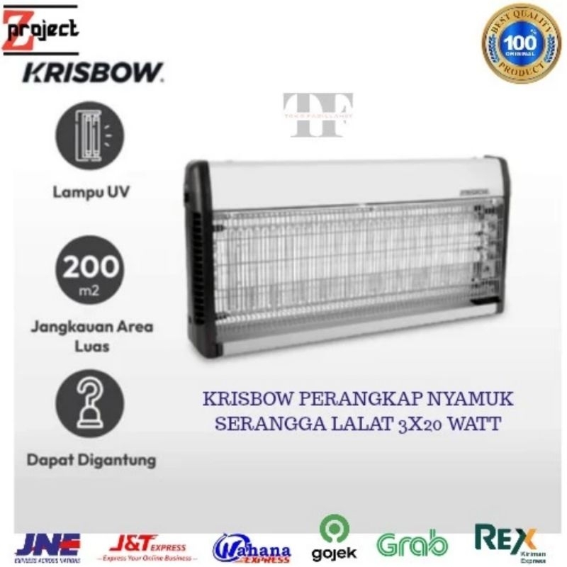 Jual KRISBOW Perangkap Nyamuk 3x20 Watt / UV Pembasmi Serangga Nyamuk ...