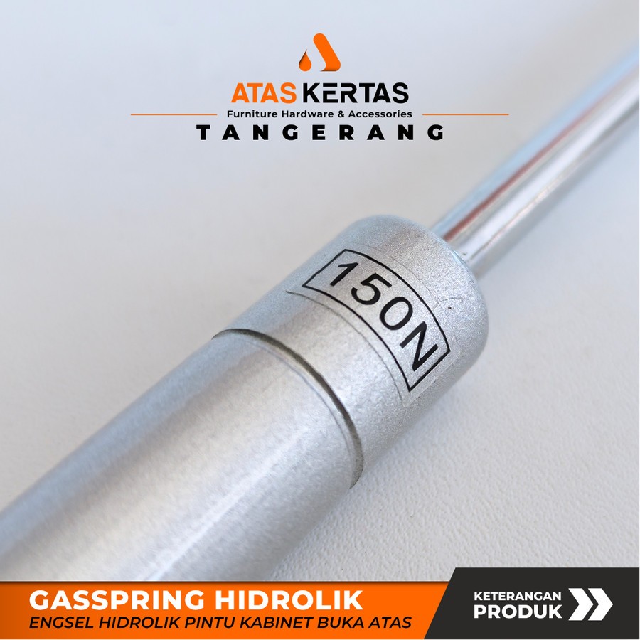 Jual Gas Spring Hidrolik 60N/80N/100N/150N Penyangga Pintu Lemari Soft ...