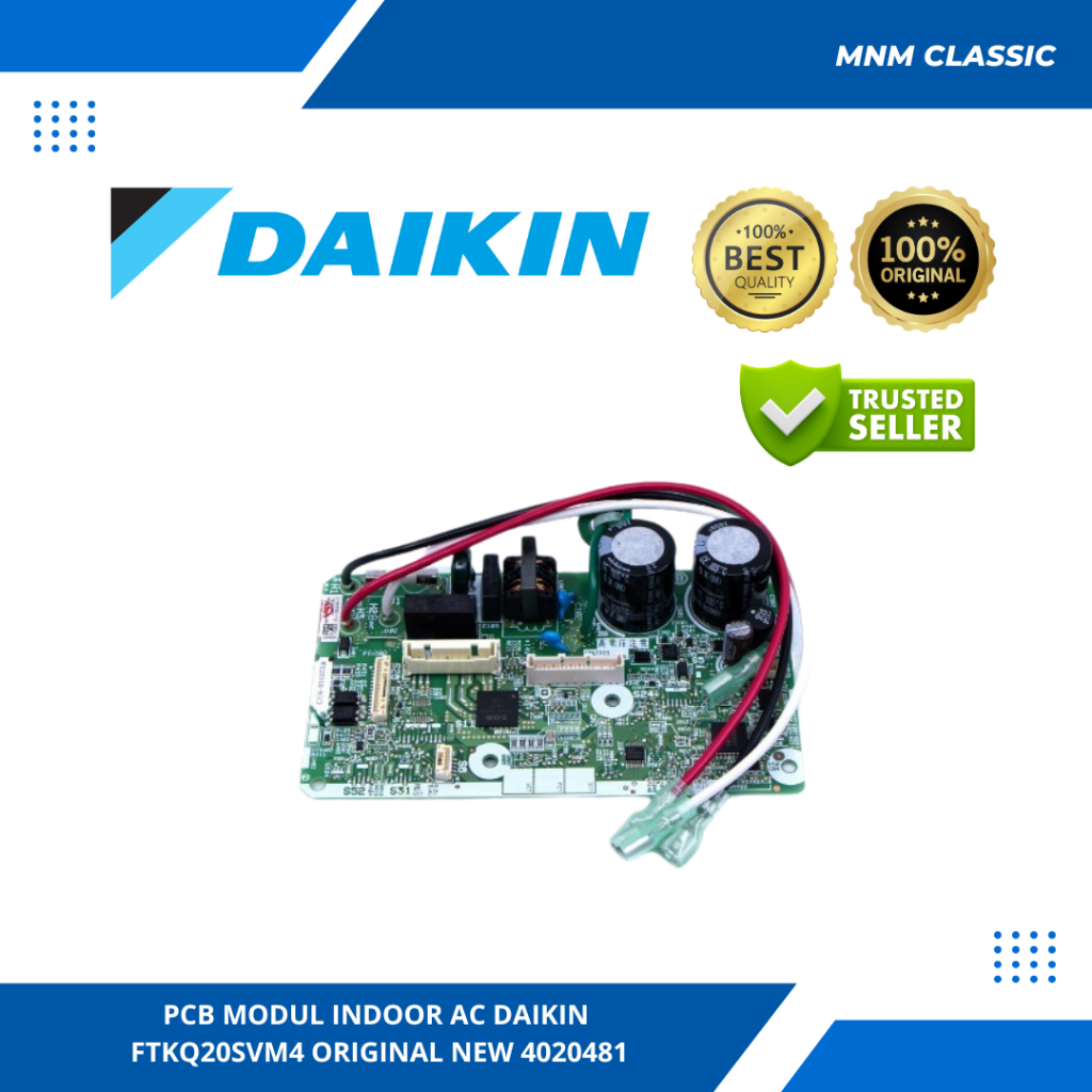 Jual PCB MODUL INDOOR AC DAIKIN FTKQ20SVM4 ORIGINAL NEW 4020481 ...