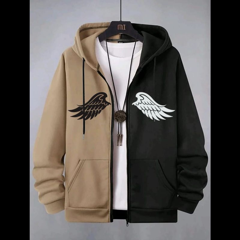 Jual Sweater Jacket Toonz Kombinasi 2 Warna Angeling Hoodie Bahan ...