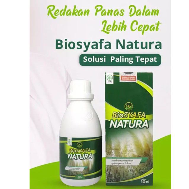 Jual BIOSYAFA NATURA 350 ML - G10 PROBIOTIK SIKLUS BIO SYAFA NATURA ...