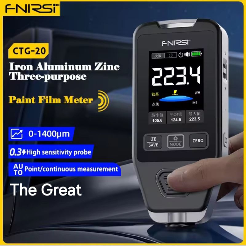 Jual Coating Thickness Gauge Digital Alat Ukur Permukaan Ketebalan Cat ...