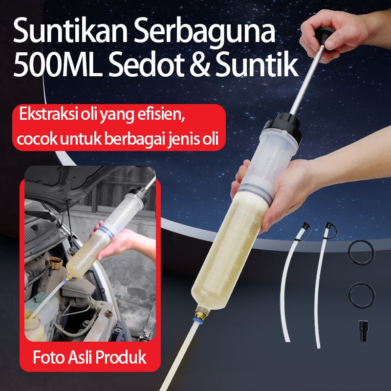 Jual Ekstraktor Cairan Oli Mobil 200cc/500cc Pompa Tangan Manual ...
