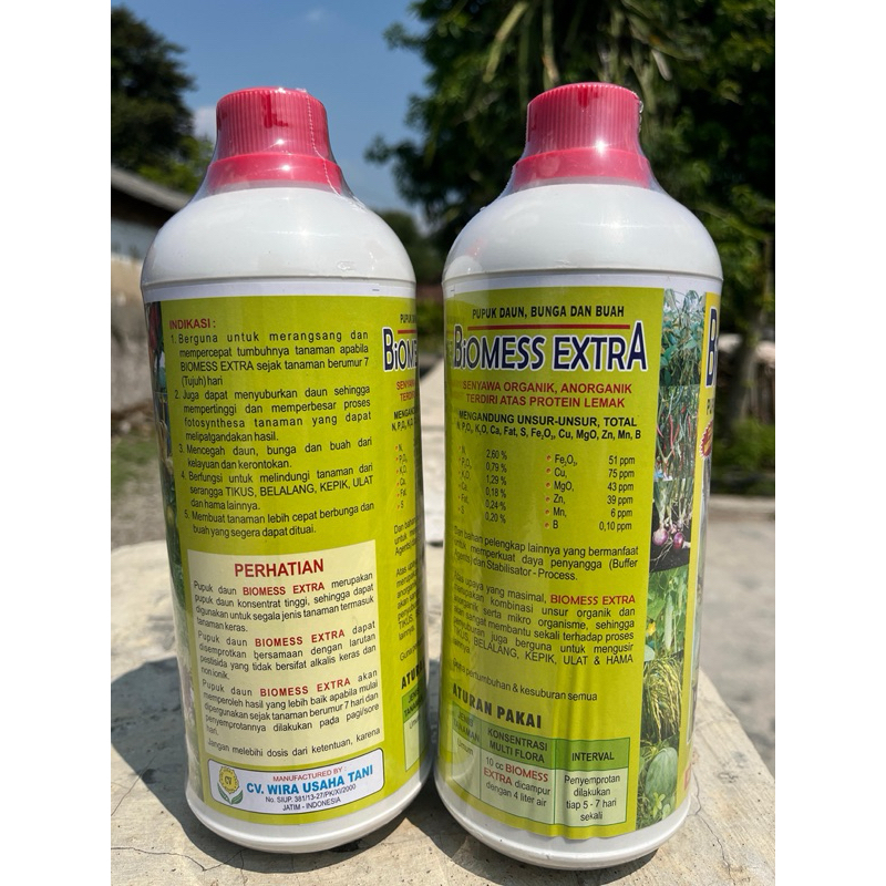 Jual pupuk daun BIOMESS EXTRA 1 liter + Pengusir Tikus | Shopee Indonesia