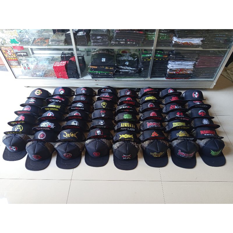 Jual TOPI METAL & PUNK SABLON ATAS BAWAH | Shopee Indonesia
