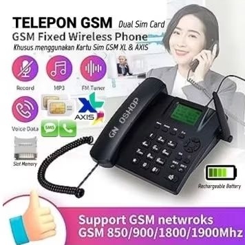 Jual Telepon GSM Rumah Kantor Pesawat Telp Telphone Fwt Telephone Slot ...