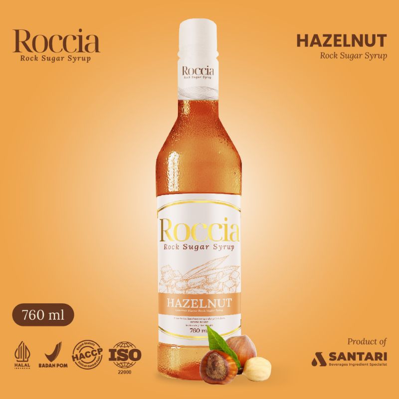 Jual Roccia Rock Sugar Syrup Hazelnut - Syrup Gula Batu Rasa Hazelnut ...