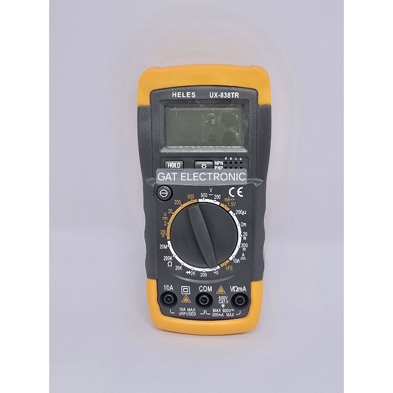 Jual MULTITESTER DIGITAL HELES UX-838TR | Shopee Indonesia