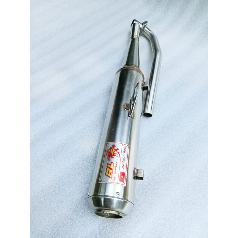 Jual RL RED LEO 1set Canister big elbow 51mm open specs exhaust pipe ...