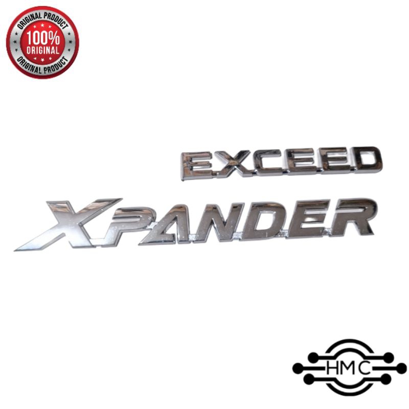 Jual Emblem emblem logo belakng mobil Xpander Exceed original | Shopee ...