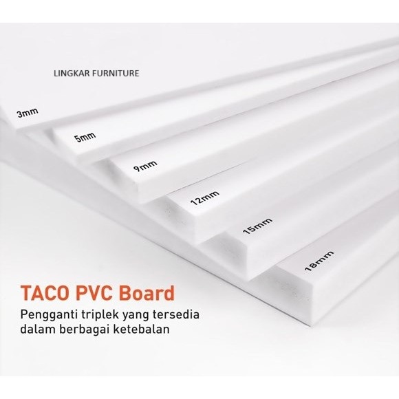 Jual PVC BOARD 18MM UKURAN (50 X 110) CM | Shopee Indonesia