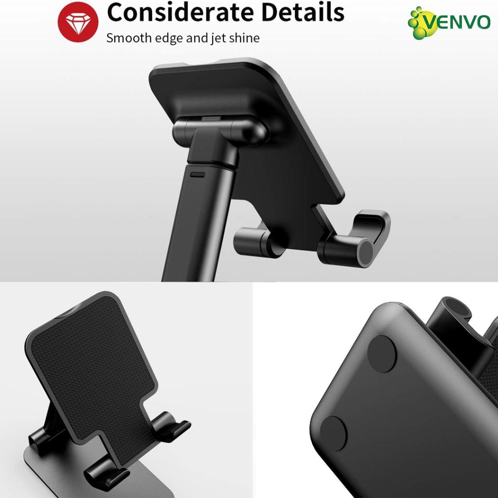 Jual VENVO - VH02 Stand Holder HP Mobile stands Universal | Shopee ...