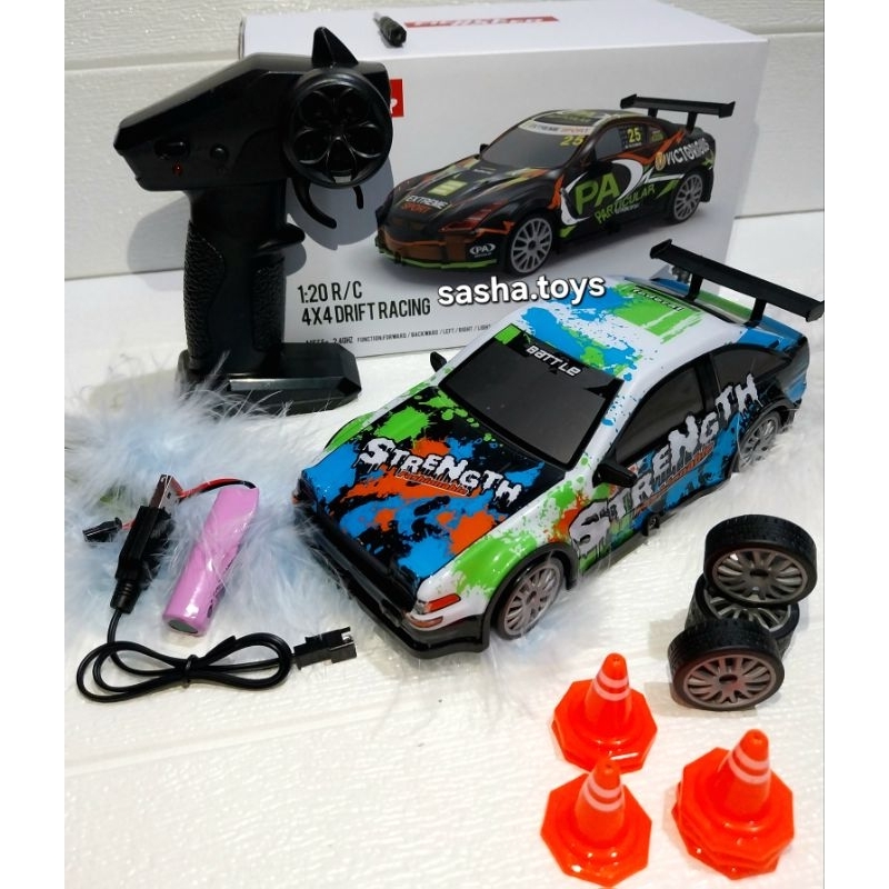 Jual mainan mobil drift remote control 4wd fierce racer 4x4 | Shopee ...