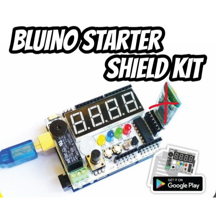 Jual Bluino Starter Shield Tanpa Bluetooth - Multi Function Arduino ...