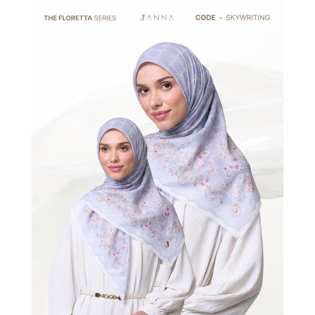 JANNA The Floretta Series (Premium Signature Printing Scarf)