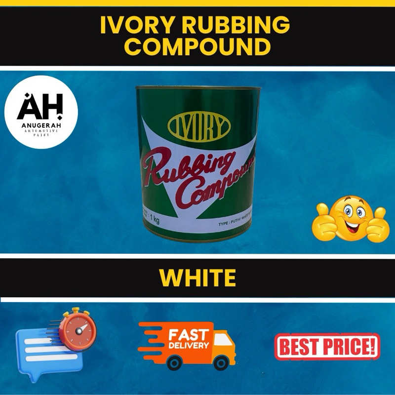 Jual Ivory Rubbing Compound Varian Putih (1KG) | Shopee Indonesia