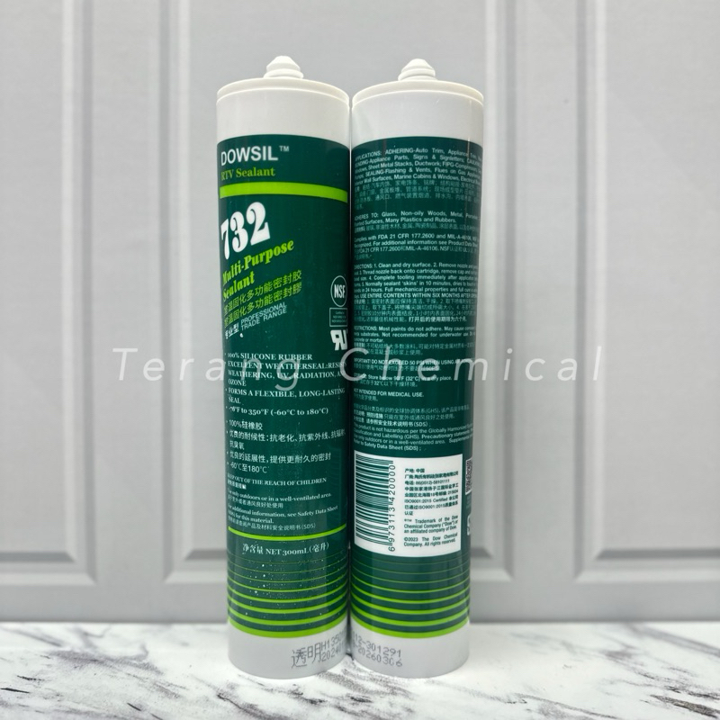Jual DOWSIL 732 SILICONE RTV SEALANT 300ml | Shopee Indonesia