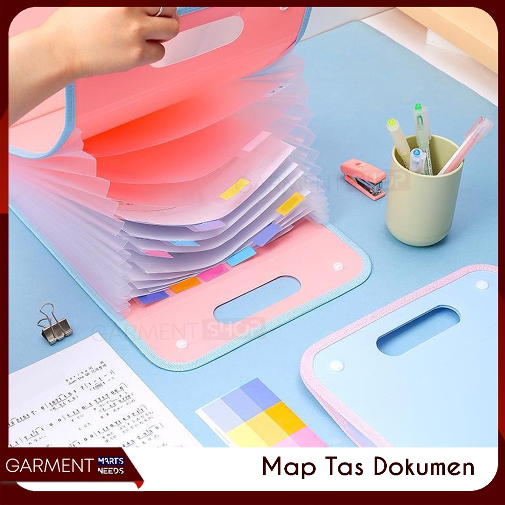 Jual Tas Map File Mika Anti Air Multilayer With Handle Folder Dokumen ...