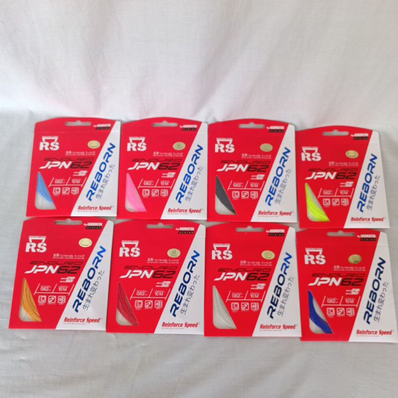 Jual senar raket bulutangkis RS ENDURO 62 JPN Reborn | Shopee Indonesia
