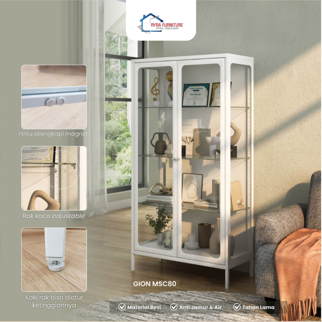 Jual PIRA - GION MSC RAK DISPLAY / LEMARI PAJANGAN / KABINET BESI ...