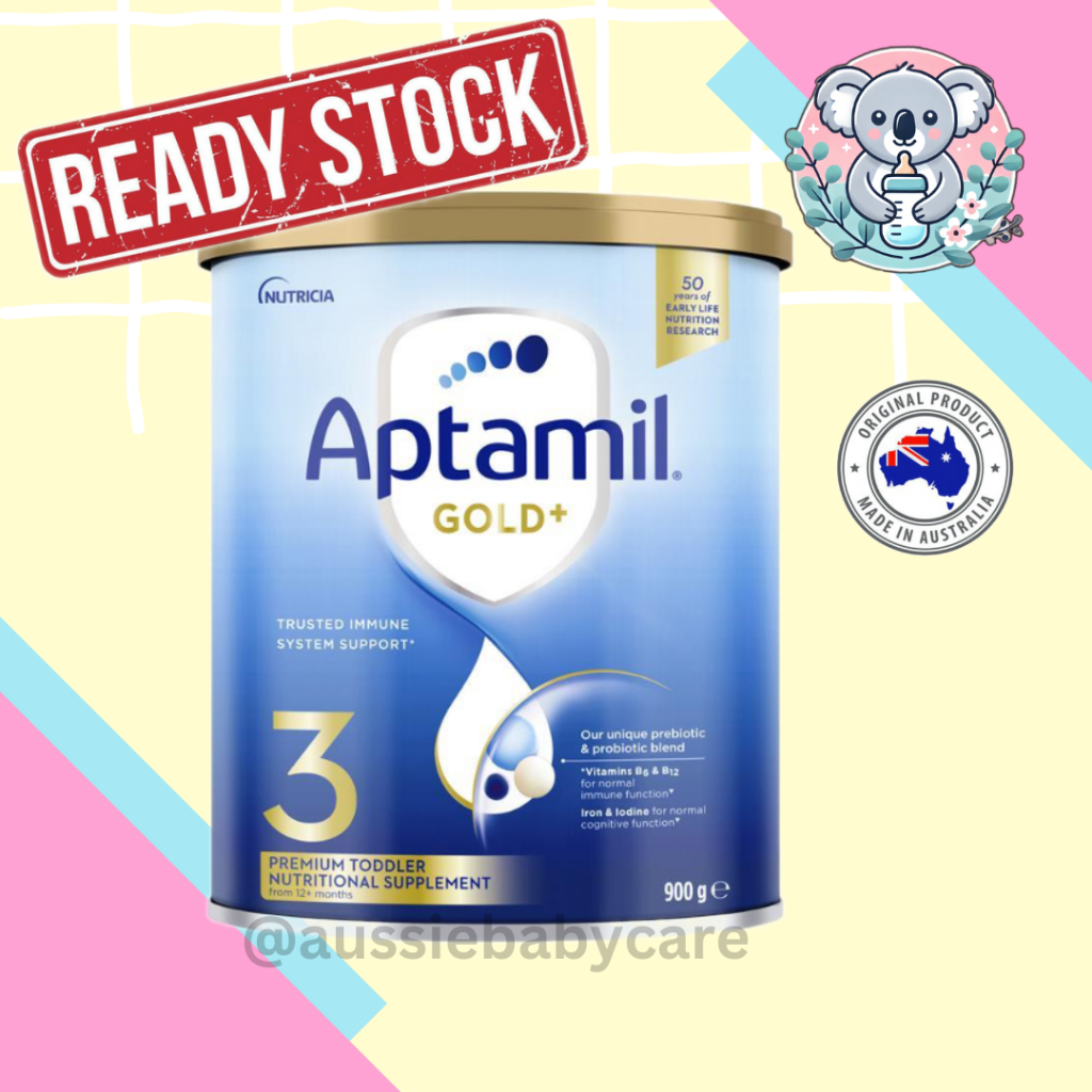 Jual Aptamil Gold+ 3 Toddler Nutritional Supplement From 1 Year 900g ...