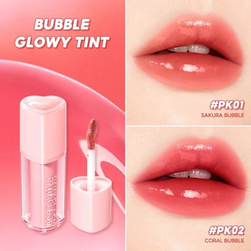 PINKFLASH Transferproof Bubble Glowy Tint Lips Liptint Bubble Long Lasting Smooth And Fresh 5