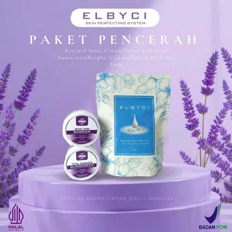 Jual ELBYCI PAKET KULIT SENSITIF - Untuk Kulit Kering,Gradakan & Flek ...