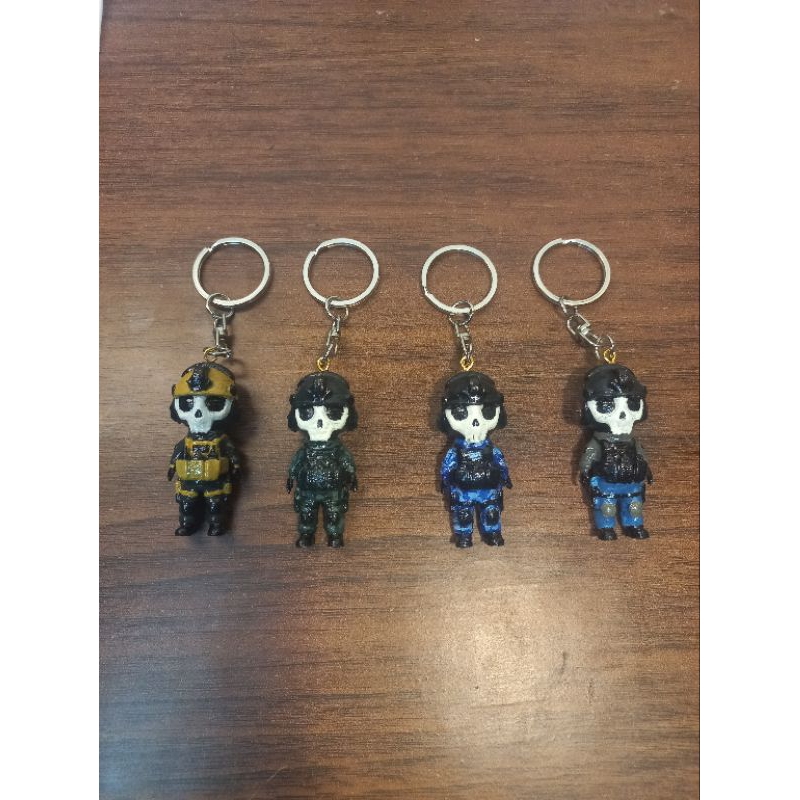 Jual KEYCHAIN/GANTUNGAN KUNCI SIMON RILEY 3D version Ghost Call of Duty ...