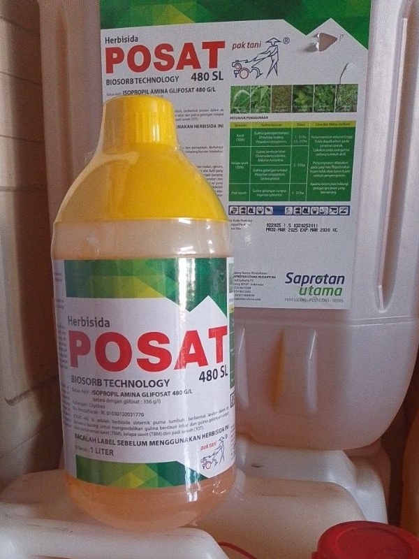 Jual HERBISIDA SISTEMIK Posat 480SL 1LITER | Shopee Indonesia