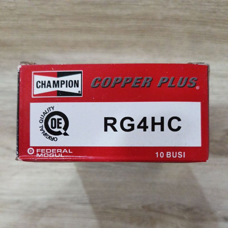 Jual BUSI CHAMPION RG4HC KHARISMA - SUPRA X 125 , 1box isi 10Pcs ...