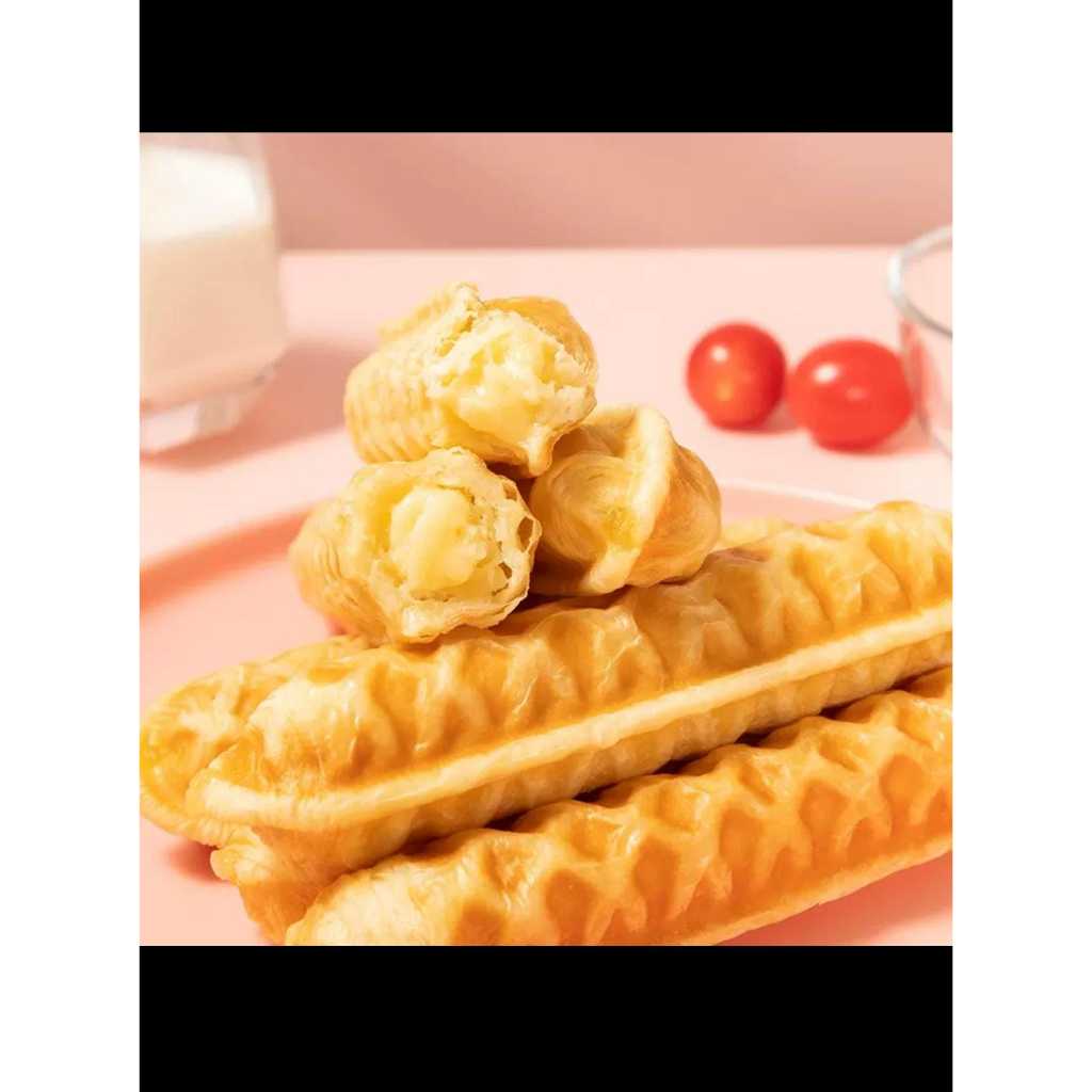Jual Go-day roti waffle chesee and original | roti guling | 10 pcs ...