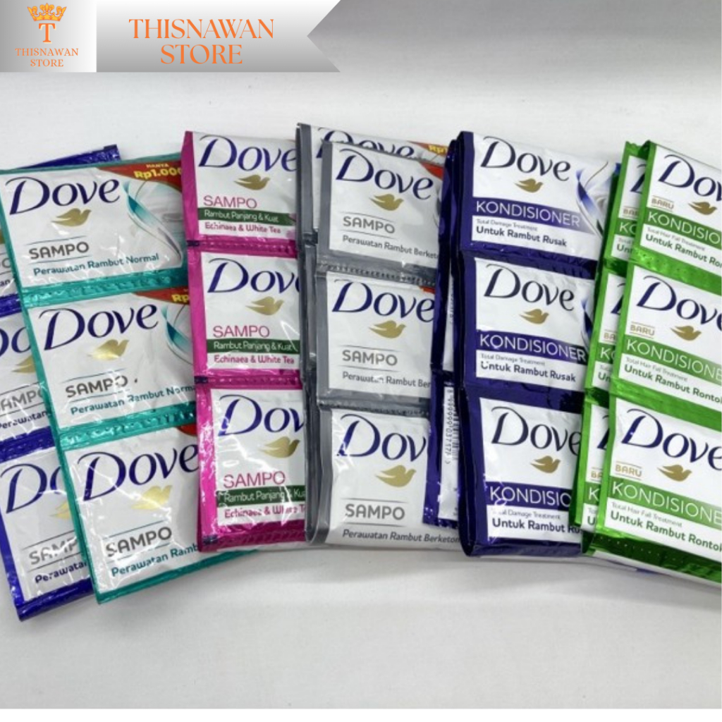 Jual Dove shampoo kemasan sachet renteng isi 12 pcs | Shopee Indonesia